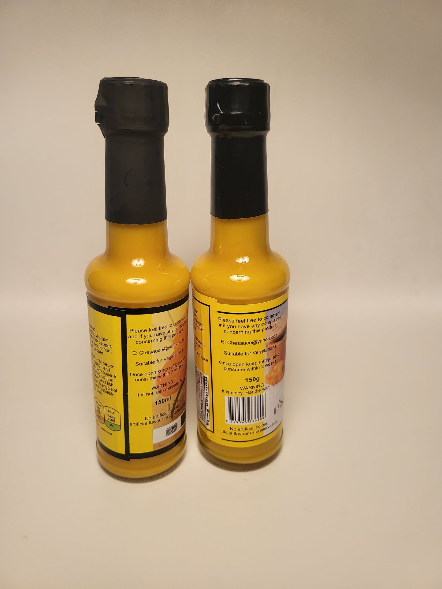 Mango Chilli Sauce & Pineapple hot sauce (Missed pack)