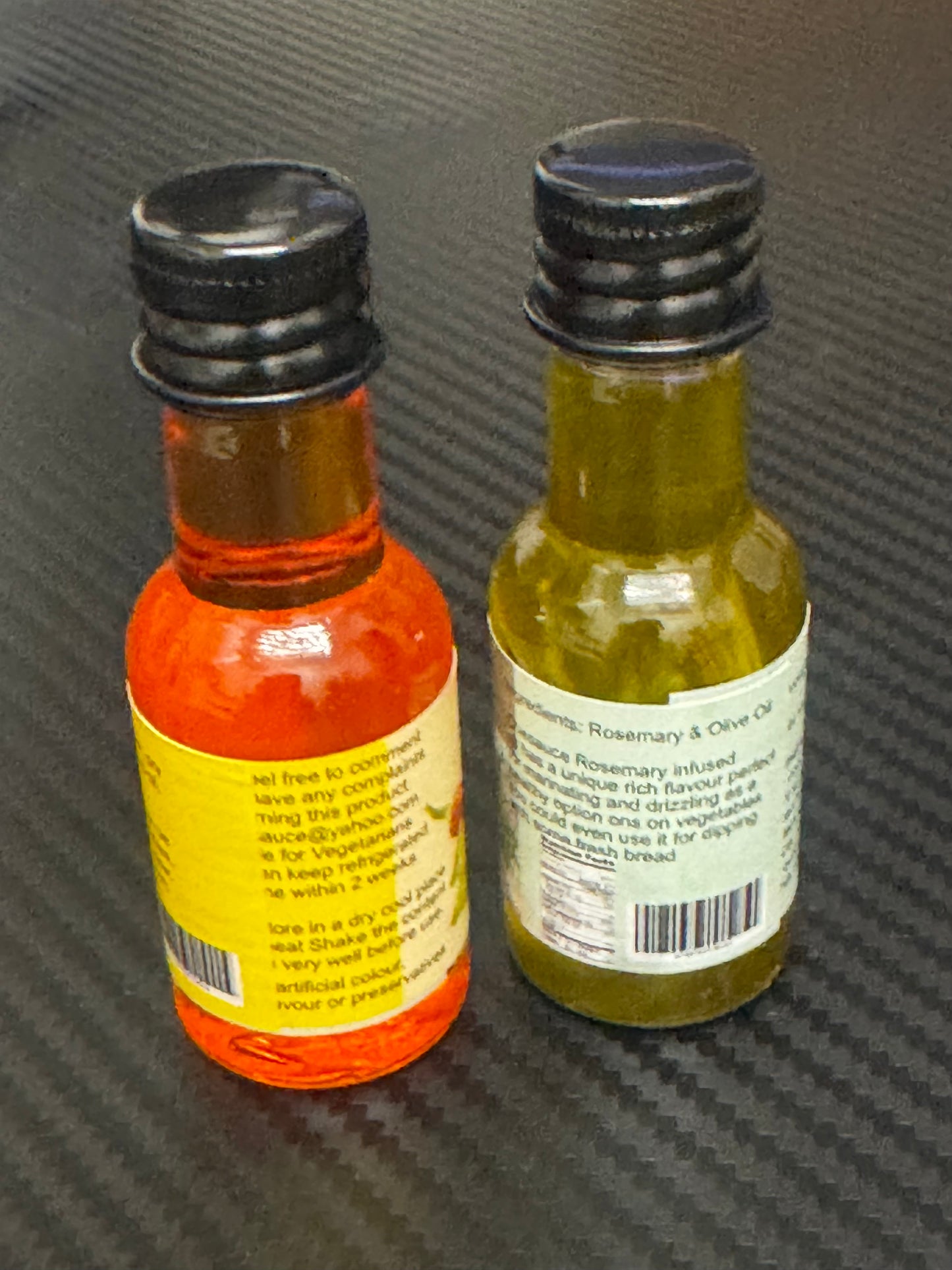 Mixed pack of Chilli Oil and Rosemary Infused Oil