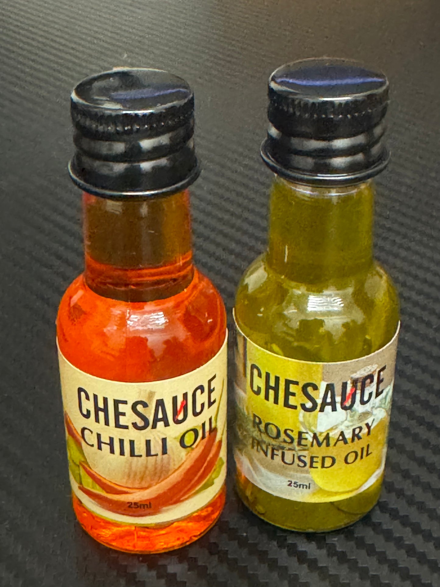 Mixed pack of Chilli Oil and Rosemary Infused Oil